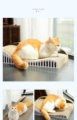 Corrugated Paper Piano Pet Bed Cushion Corrugated Pet Cat Scratcher Board