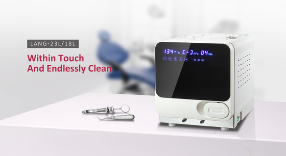 Portable Dental Autoclave Steam Sterilizer 23L 18L Table Top