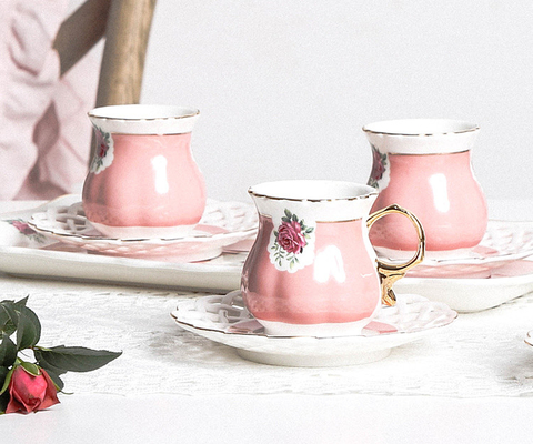 Arabic Turkish Arab Fashion Coffee Cups Oz Per Cup Ceramic