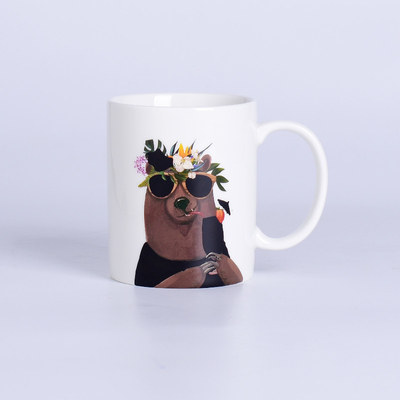 Hot Water Color Changing Fashion Coffee Cups Heat Color Changing Magic Mug