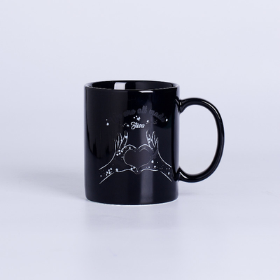 Hot Water Color Changing Fashion Coffee Cups Heat Color Changing Magic Mug
