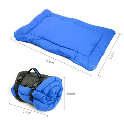 plush Pet bed cushion elevated pet bed outdoor waterproof foldable portable carrier dog mat