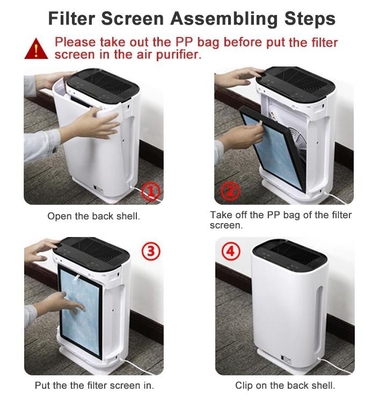 Wall Mounted 99% Remove PM2.5 Intelligent Air Purifier Sterilizer UV Air Purifier