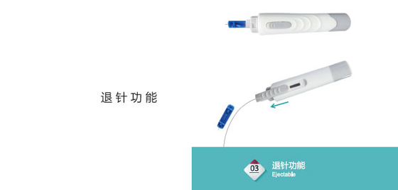 Adjustable Automatic Safety Reusable Lancing Device Reusable Blood Lancet Pen
