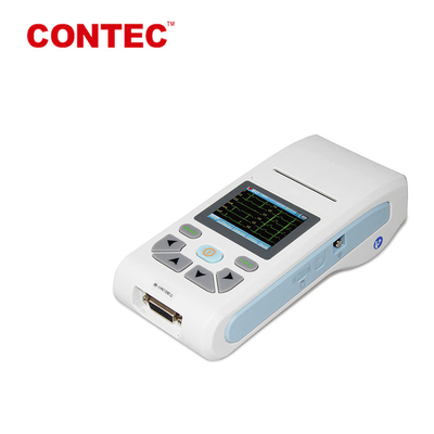 Touch Screen Physical Examination Instruments Hand Held 3 Channel Ecg Machine