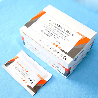 RDT113 Multi-drug 12 drugs test dip card in urine rapid Multi drugs urine test kits