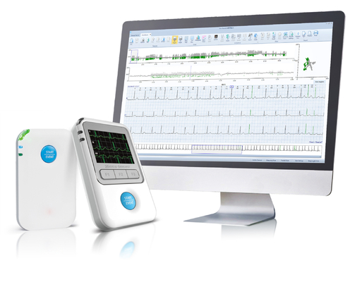 Digital Twelve Channels  ECG Holter 24 Hours ECG Data Record Standard Electrocardiogram HT06