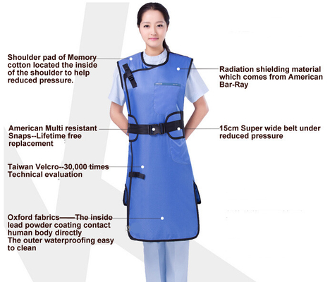 New sleeveless x-ray lead apron light weight lead rubber apron for sale