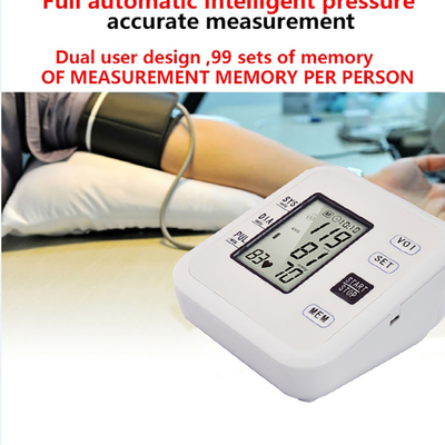 Digital Large LCD Display digital arm blood pressure monitor 24 hour blood pressure monitor automatic sphygmomanometer