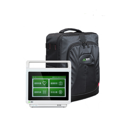 HES-5 integrated diagnostic multiparameter telehealth telemedicine with handgrip