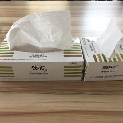 China factory price for the White Blue Tissue Scrim Reinforced Paper Napkin