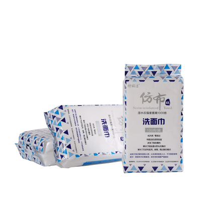 China factory cheap price for the  Eco-Friendly 4 ply Scrim Reinforced Paper Facial Tissue Soft Pack