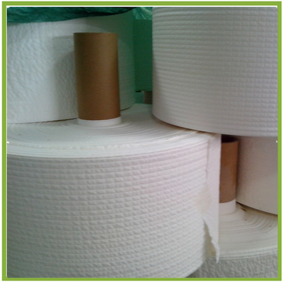China factory price for the scrim reinforced paper towel roll with cotton line