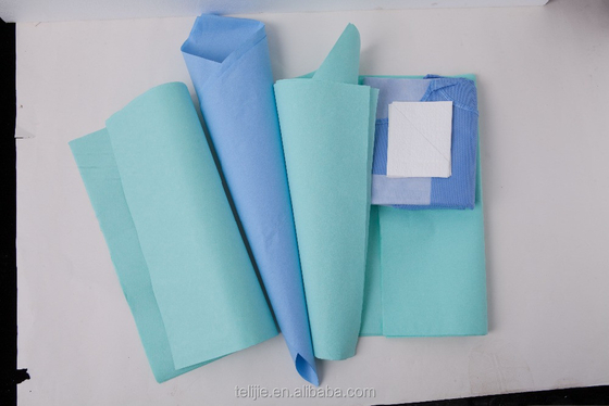Hot selling factory price for the Crepe Wrapping Paper for Surgical Use with MSDS