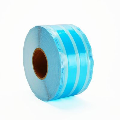 Transparent PET/PP film with medical Sterilization Gusseted Rolls Autoclave Sterilizer Bags Pouch for Dental Instruments