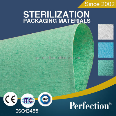1200*1200 Autoclave Sterilization Medical Crepe Wrapping Paper Wrinkle Paper Green Blue White