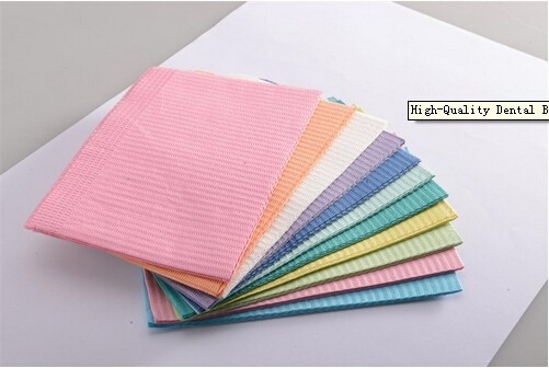 Use Disposable Dental Bibs For Dentist Colorful Dental Hospital Waterproof Disposable dental bib roll