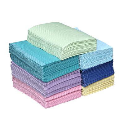33*45 CM Water proof Disposable Colorful Dental Bibs for Dental Clinic