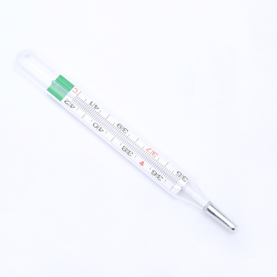 High accuracy glass clinical mercury free gallium thermometer used for home hospita