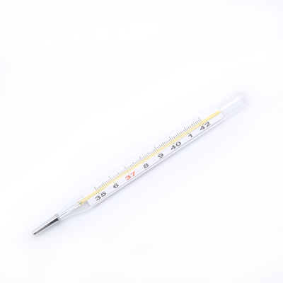 Hot sale mercury glass clinical thermometer armpit medical thermometer with CE approved