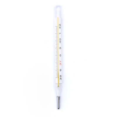 Hot sale mercury glass clinical thermometer armpit medical thermometer with CE approved