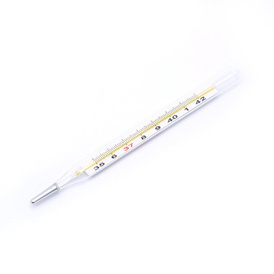 Hot sale mercury glass clinical thermometer armpit medical thermometer with CE approved