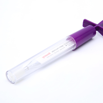High quality mercury free glass clinical gallium thermometer with CE ISO approved