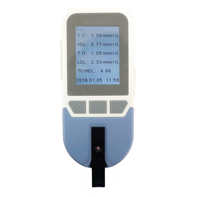 High Accuracy Handheld Blood Analysis Lipid Panel 4 in1 strip TC+HCL+TG+LDL Lipid Panel Analyzer