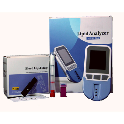 High Accuracy Handheld Blood Analysis Lipid Panel 4 in1 strip TC+HCL+TG+LDL Lipid Panel Analyzer