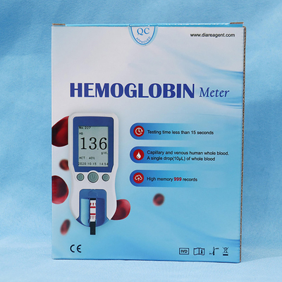 Digital Non Invasive Hemoglobin Testing System Meter Hba1C Analyzer