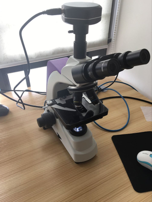 Cheapest Portable Binocular Biological Microscope with Camera