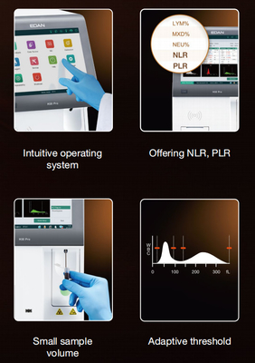 Edan 3 Diff Hematology Analyzer Clinical Analyzer with Reagent H30PRO