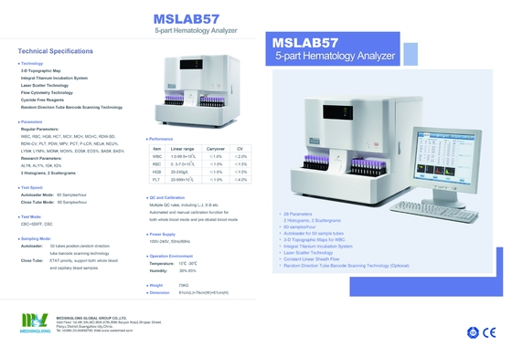 China wholesale superhuman mindray hematology analyz reagent 5 diff hematology analyzer