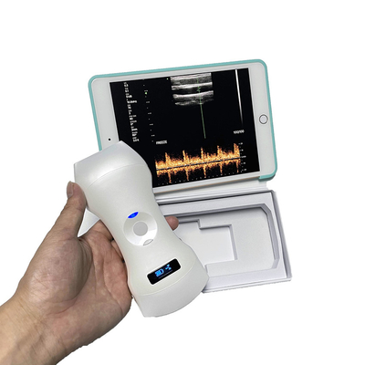 192 Element Wireless Color Ultrasound Probe Double Heads 3 in 1 Ultrasound Scanner Probe For iOS/Android/ Windows