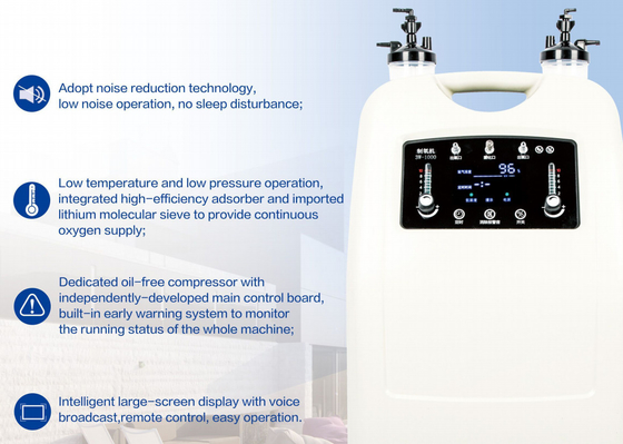 Hot sale Medical 10L Household double flow oxygen generator & home use Oxygen Concentration