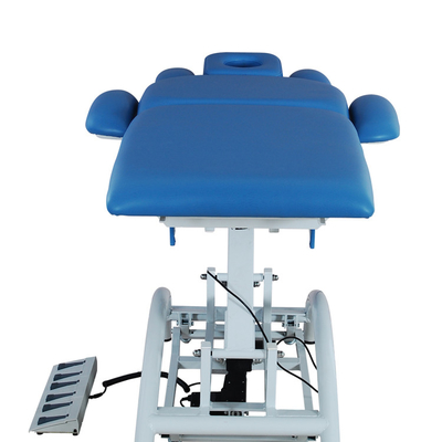 Blue fashion folding hospital clinical electric facial spa beauty adjustable massage bed