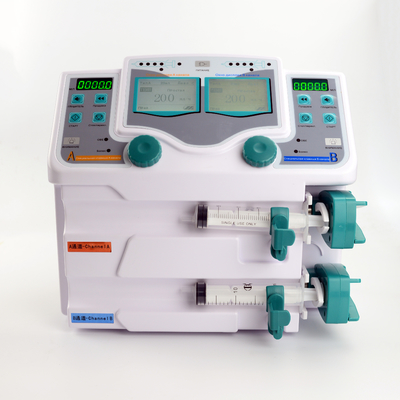 Automated Dual Channel Syringe Pump With Drug Library