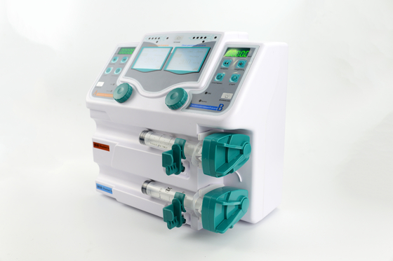 Automated Dual Channel Syringe Pump With Drug Library