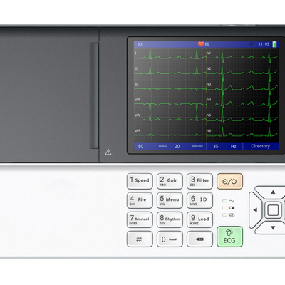 Full Digital Eighteen Channel ECG Machine / Medical 200 ECG Data Storage Electrocardiograph