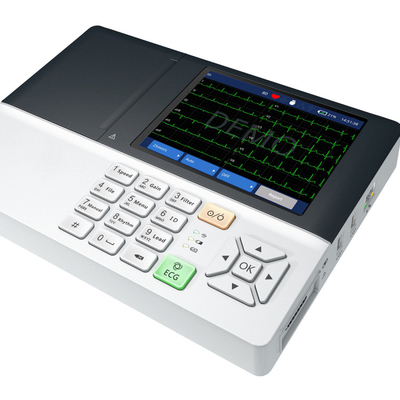 Full Digital Eighteen Channel ECG Machine / Medical 200 ECG Data Storage Electrocardiograph
