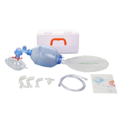 Medical pvc different sizes S/ M/ L baby infant adult use ambu bag manual cardiopulmonary resuscitator