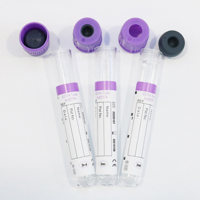 Hospital Medical Purple Top Vacuum Collection Dna Sample K2 K3 Edta Capillary Blood Collection Tube