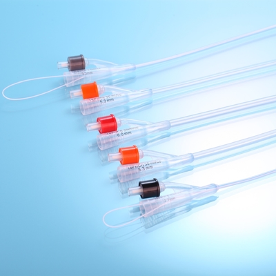 Ce Approved Different Size 8FR-10FR Disposable Medical Two Way Sterile Silicone Balloon Foley Catheter