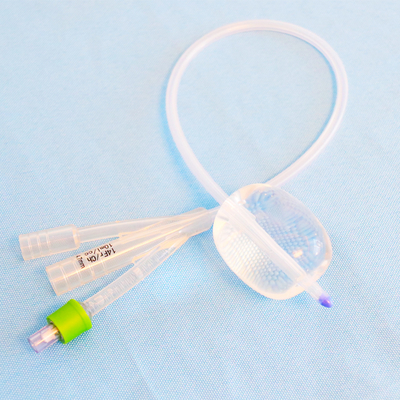 Factory Price Disposable 100% All Silicone Triple Lumen Urinary Catheter 3 Way Silicone Foley Catheter