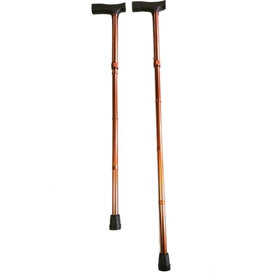 Adjustable height folding walking cane stick Crutches Anti-Slip for Elderly  OEM Medline