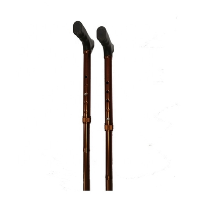 Adjustable height folding walking cane stick Crutches Anti-Slip for Elderly  OEM Medline