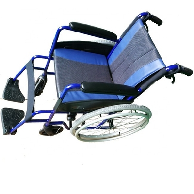 W2020 lightweight aluminum manual wheelchair with hand  and push to lock brake