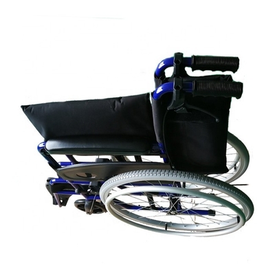 W2020 lightweight aluminum manual wheelchair with hand  and push to lock brake