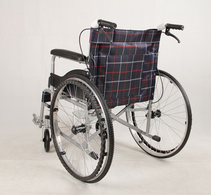Class I Plaid Wheel Chair Manual Wheelchair ISO13485