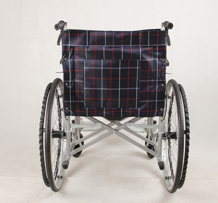 Class I Plaid Wheel Chair Manual Wheelchair ISO13485